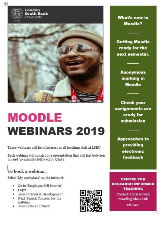 Moodle webinar poster 2019